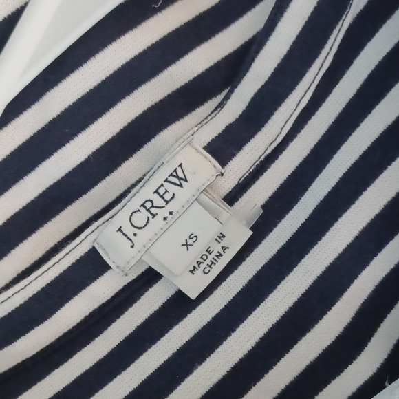 J. Crew Stripe Lace-Up Knit Dress - Picture 7 of 7